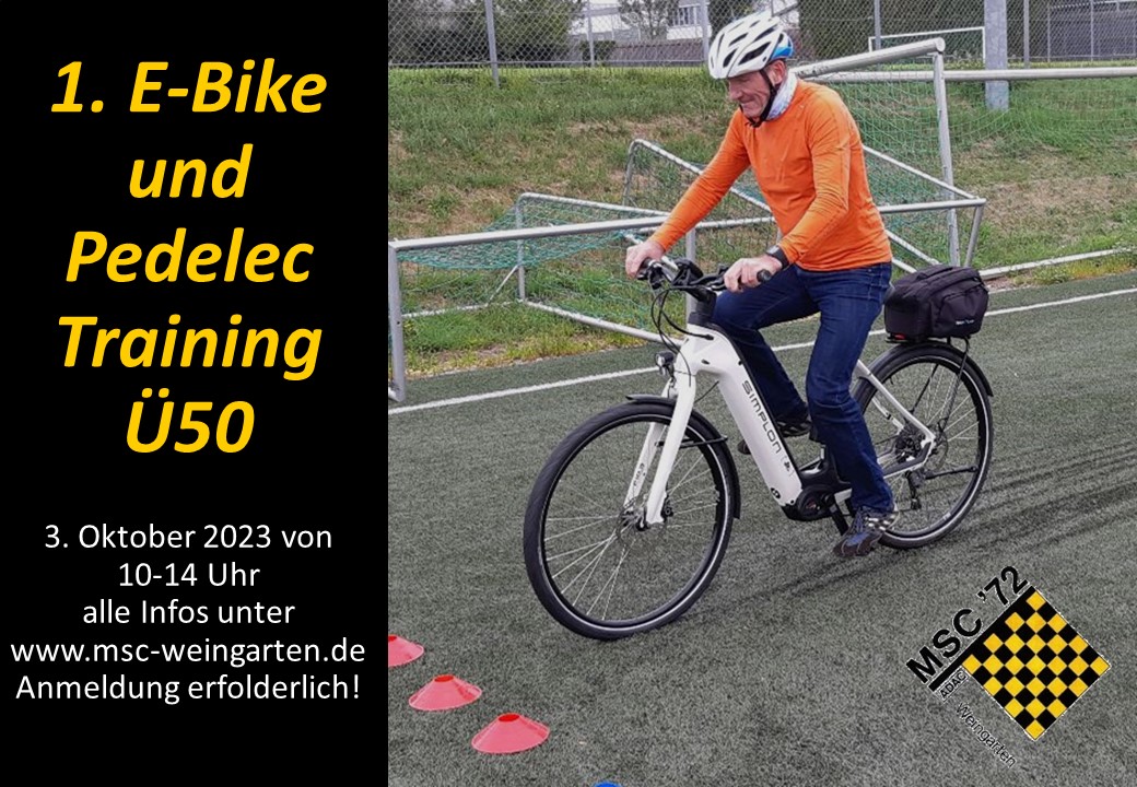 Anzeige Ebike Training