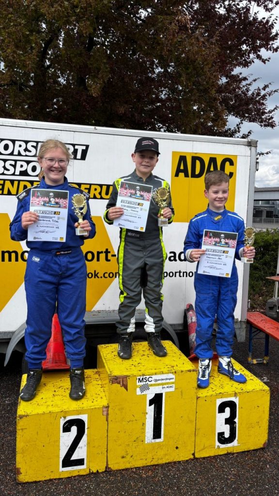 Siegerehrung Jugendkartslalom Oberderdingen 2026